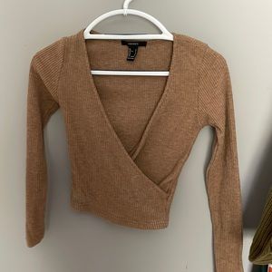 Forever 21 cropped long sleeve
